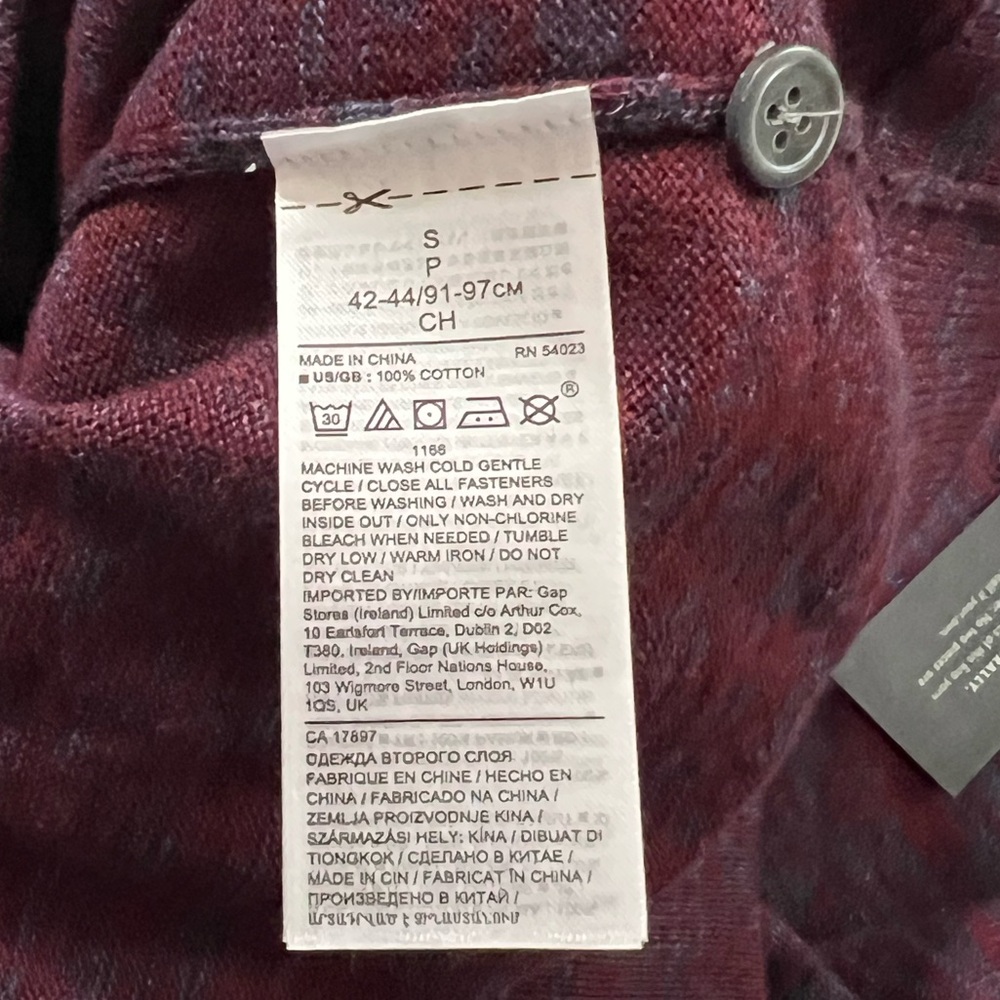 NWT Banana Republic Men’s Short Sleeve Luxury Cotton Knit Polo Shirt Size Small - Picture 4 of 6